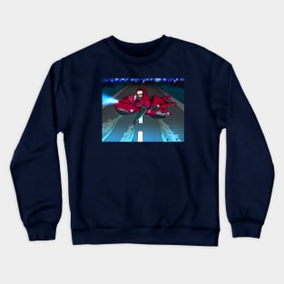 Valkrie Bike Slide Crewneck Sweatshirt